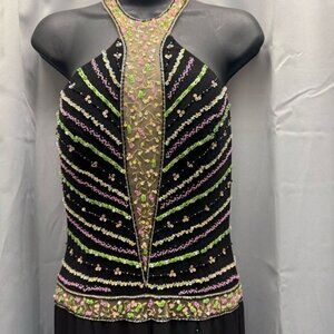 Black Xcite Dress With Sequins
